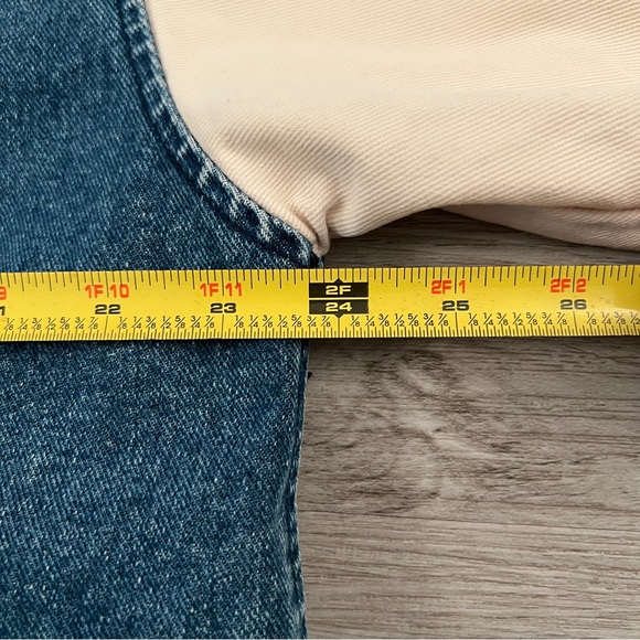 TURNING POINT 76 RACING GASOLINE VINTAGE Denim Jacket CREAM Sleeves SIZE LARGE - Picture 11 of 13